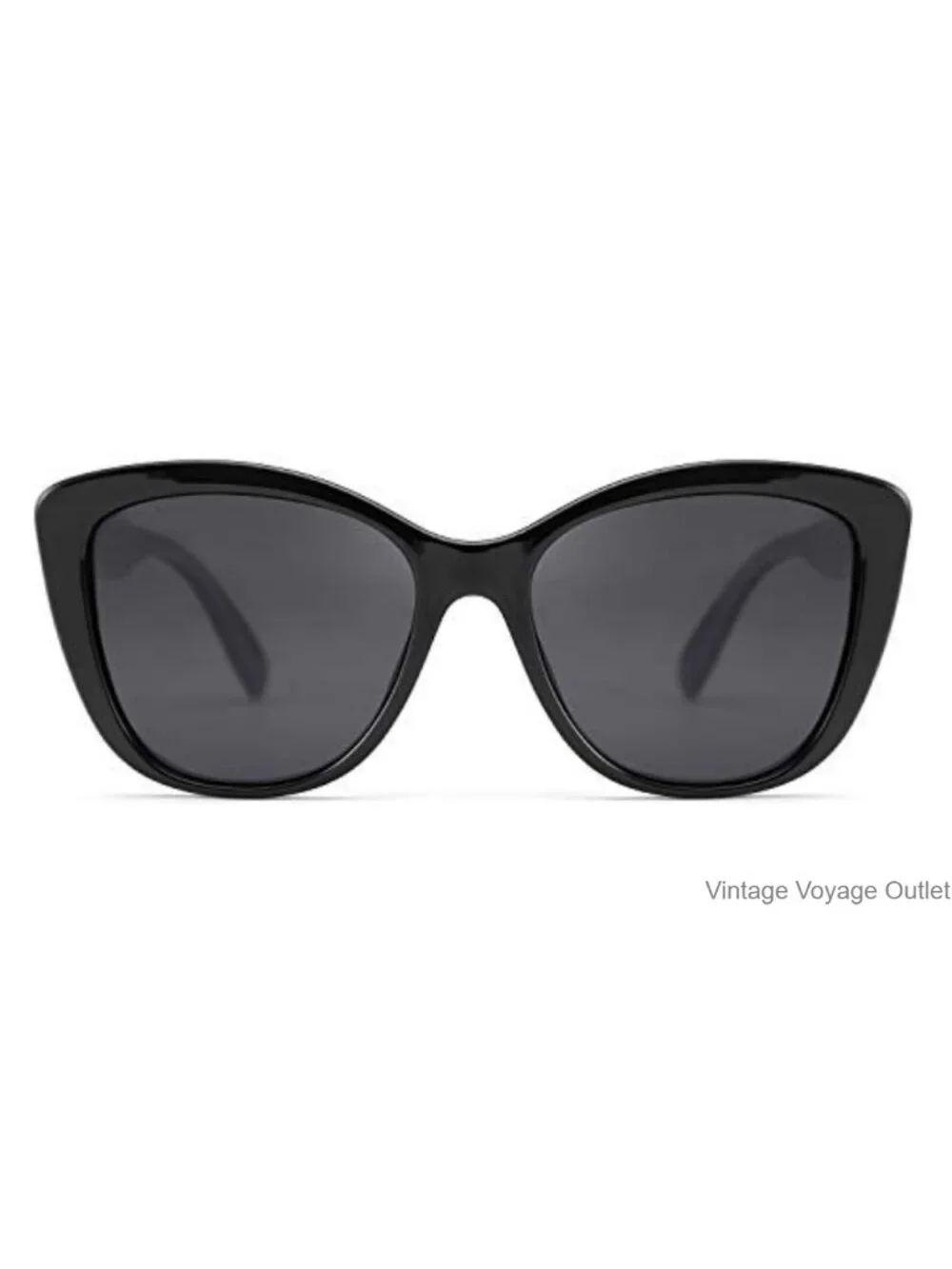 Polarized Sunglasses Cat Eye Vintage Jackie O UV400 Plastic Frame